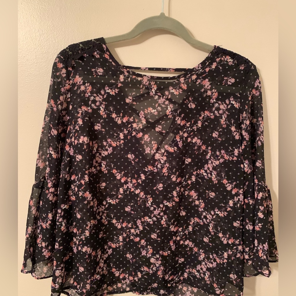 Rewind sheer shirt size large. 3